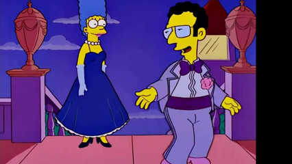 Мардж Симпсон и Арти трахаются после вечеринки